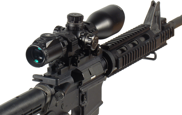 Thumbnail: UTG 30mm SWAT 3-12X44 Compact IE Scope w/ AO Mil-d