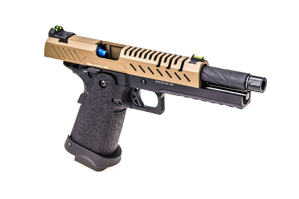 Thumbnail: REPLICA GBB GAS HI-CAPA 5.1 ZWART / TAN 1.0J