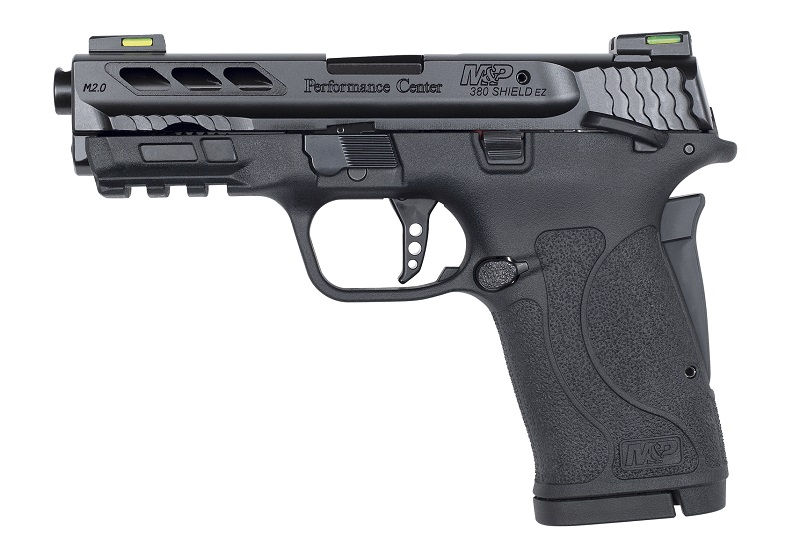 Smith & Wesson M&P380 ported Performance Center shield EZ black barrel