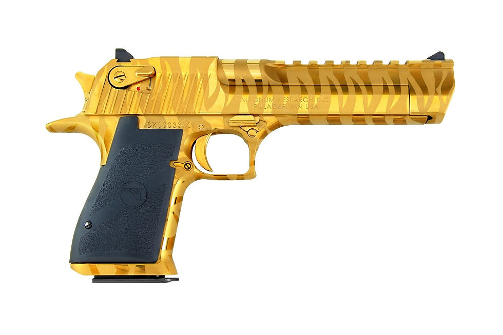 Pistolet Desert Eagle Tiger Stripe Doré cal.44mag 6" REF.DE44TG-TS
