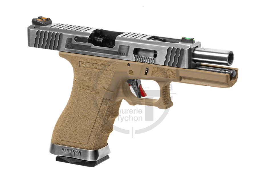 Thumbnail: G-Force 17 SV Silver Barrel Metal Version GBB WE