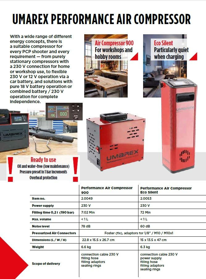 Thumbnail: Compresseur UMAREX 1100