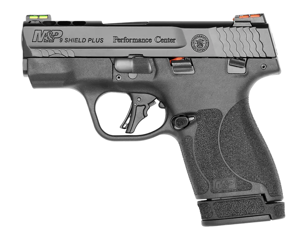 Smith & Wesson M&P 9 Shield Plus fibre optic thumb 13254