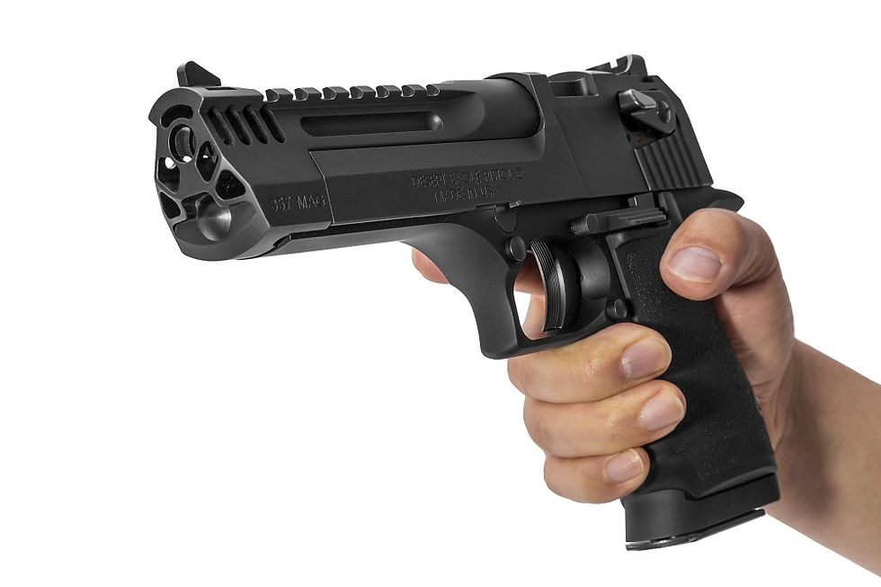 Thumbnail: zDesert Eagle Black Alu cal.357 avec frein de bouche intégré 5" DE357L5IM