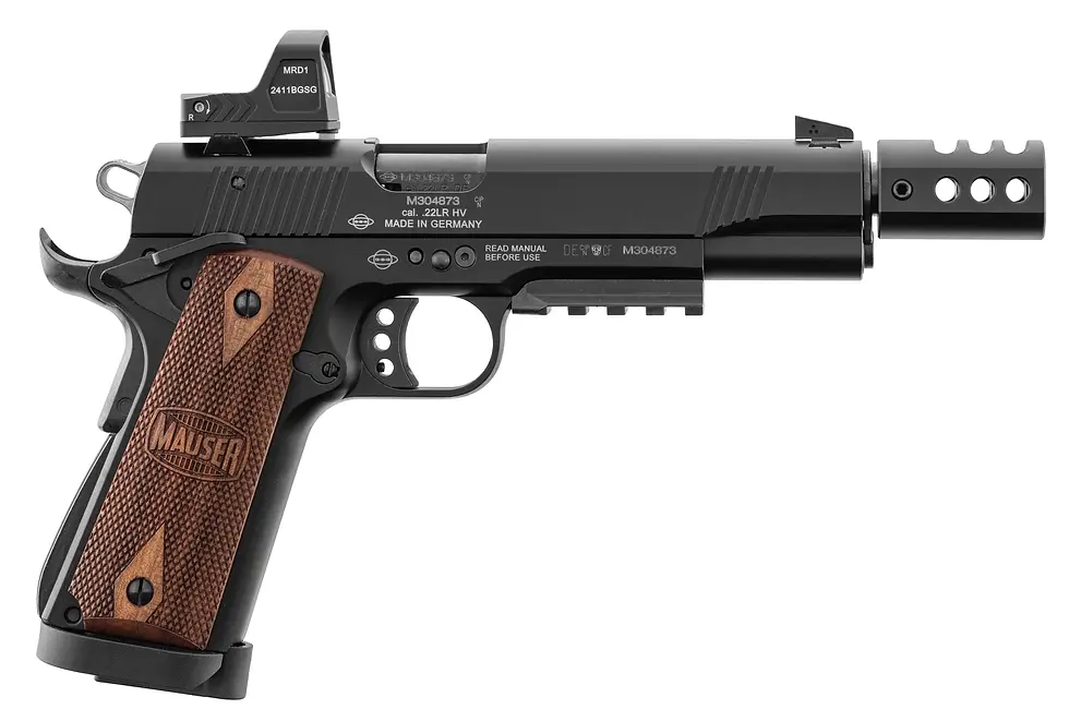 Miniature : Pistolet Mauser 1911 Competition Red dot 22Lr