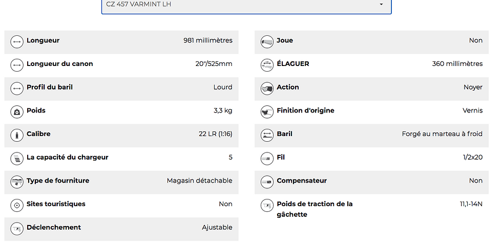 Miniature : CZ 457 Varmint LH 20¨