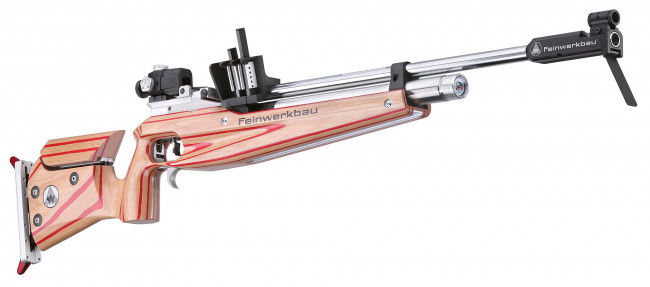 Thumbnail: Feinwerkbauw P75 Biathlon Laminé Rouge/Blanc