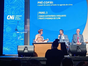 GS Inima Brasil participa de debate sobre o papel do setor privado na agenda climática durante a Pré-COP30, em Brasília