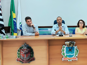 Apresentação do plano de ações para o município - Divulgação: Barrinha Saneamento