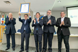 Câmara Municipal de Ribeirão Preto homenageia a GS Inima Ambient, na universalização do esgoto e melhoria da qualidade de vida da população.