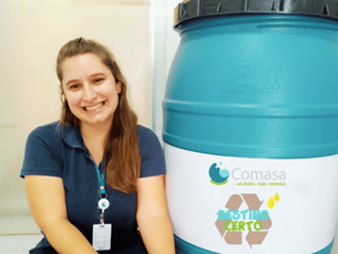 Comasa transforma óleo usado em solução premiada; programa Destino Certo é destaque em inovação sustentável na Espanha.