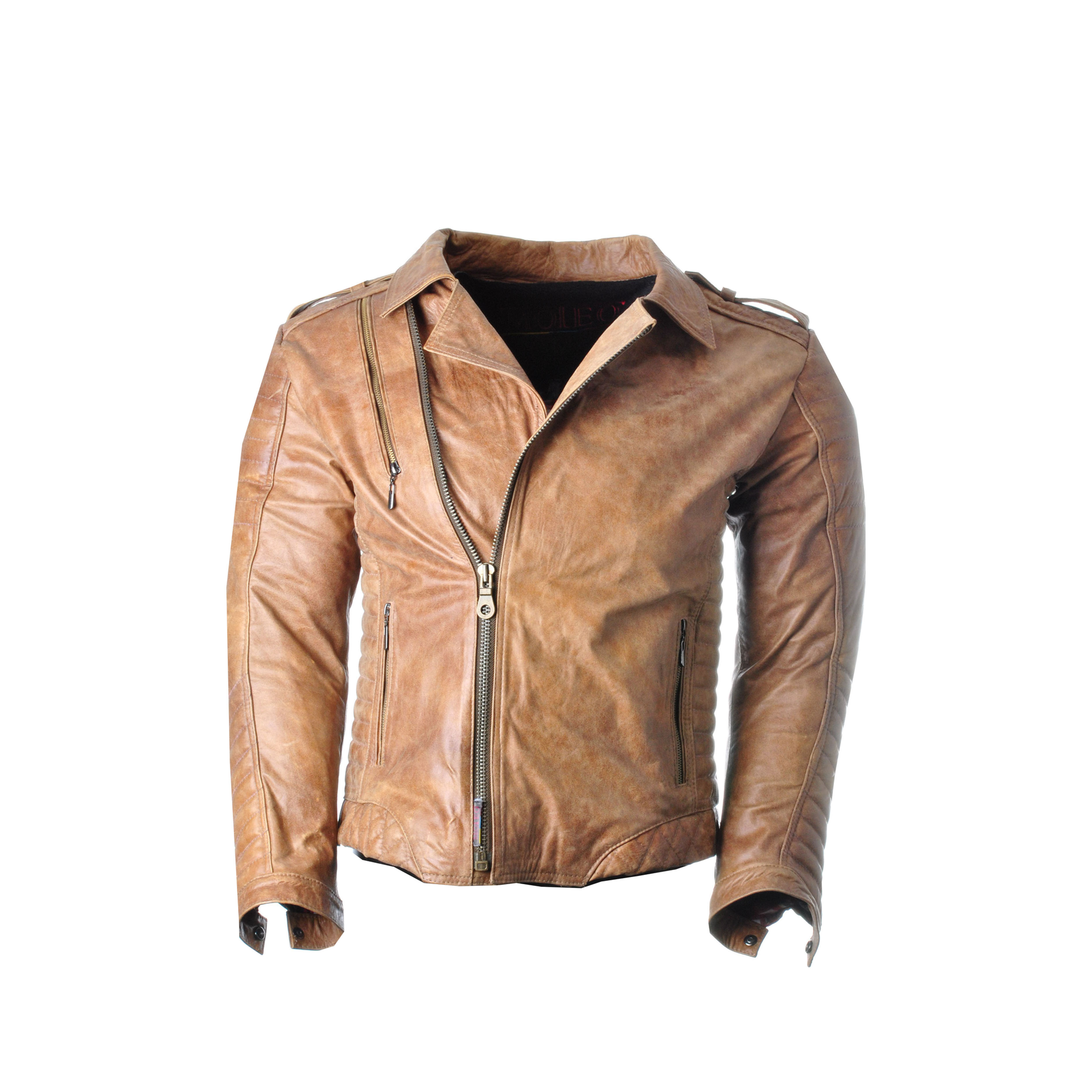 Chaqueta Cuero Claro