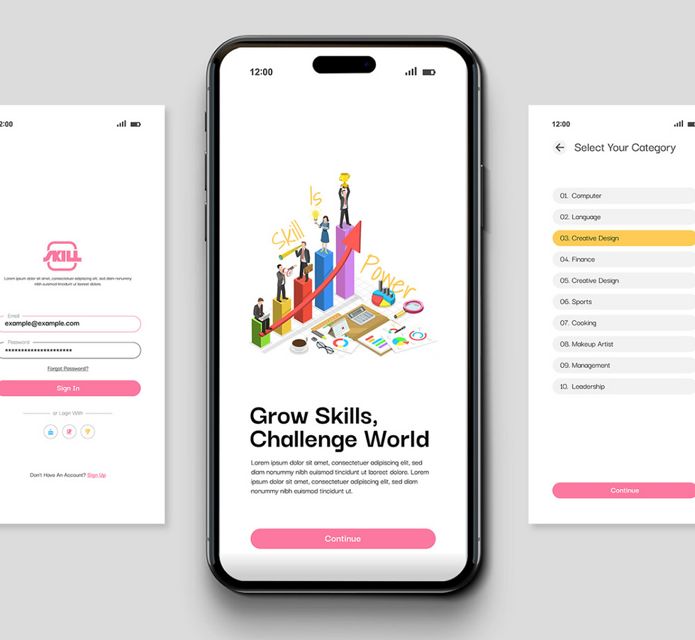 Example of unified design for IOS and Android App