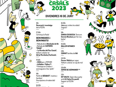 Festa Major Pau Casals 2023 🥳