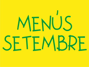 Menús Setembre
