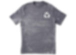 Grungy gris T-shirt imprimé
