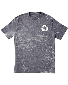 Grungy Grey Print T-Shirt