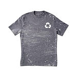 Grungy Grey Print T-Shirt
