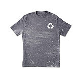 Grungy Grey Print T-Shirt