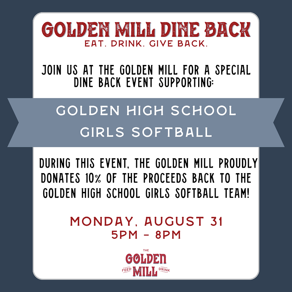Dine Back Night: GHS Girls Softball