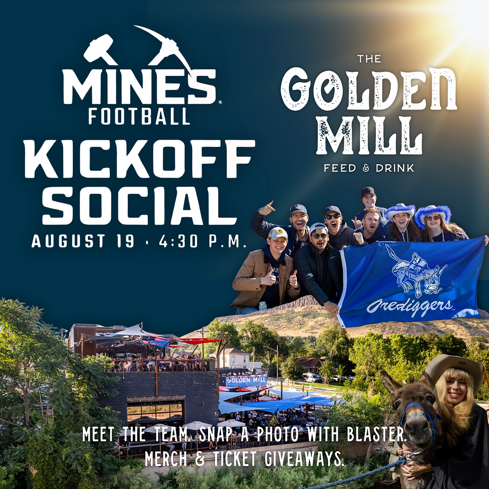 Mines Football Kickoff Social at The Golden Mill
