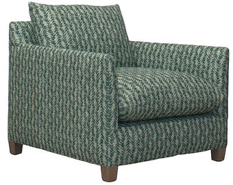 NCR Handcrafted Furniture Upholstered Swivel Chair