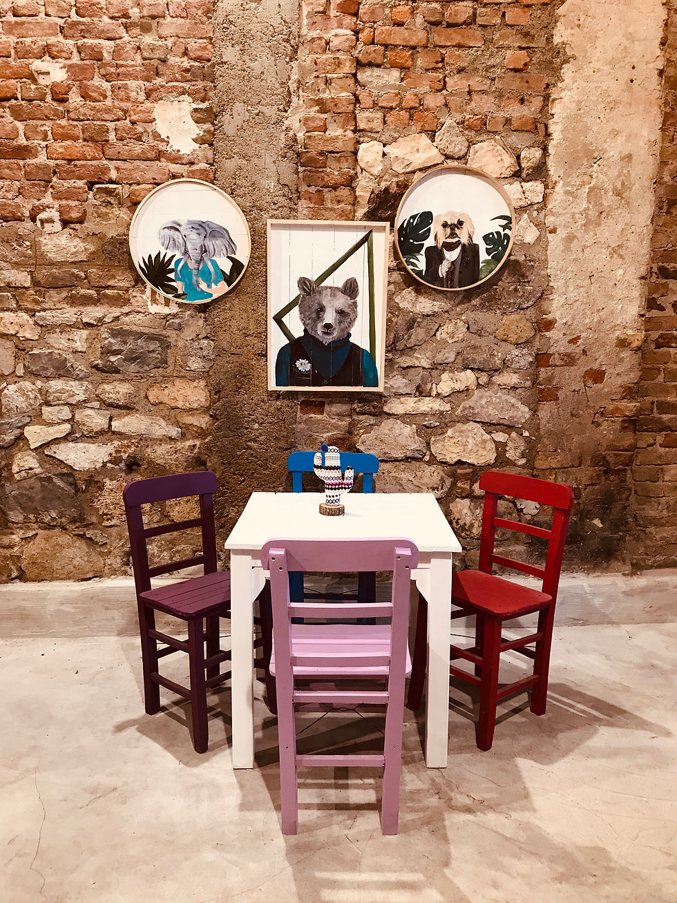 Küçük resim: Nostaljik Masa Sandalye Seti