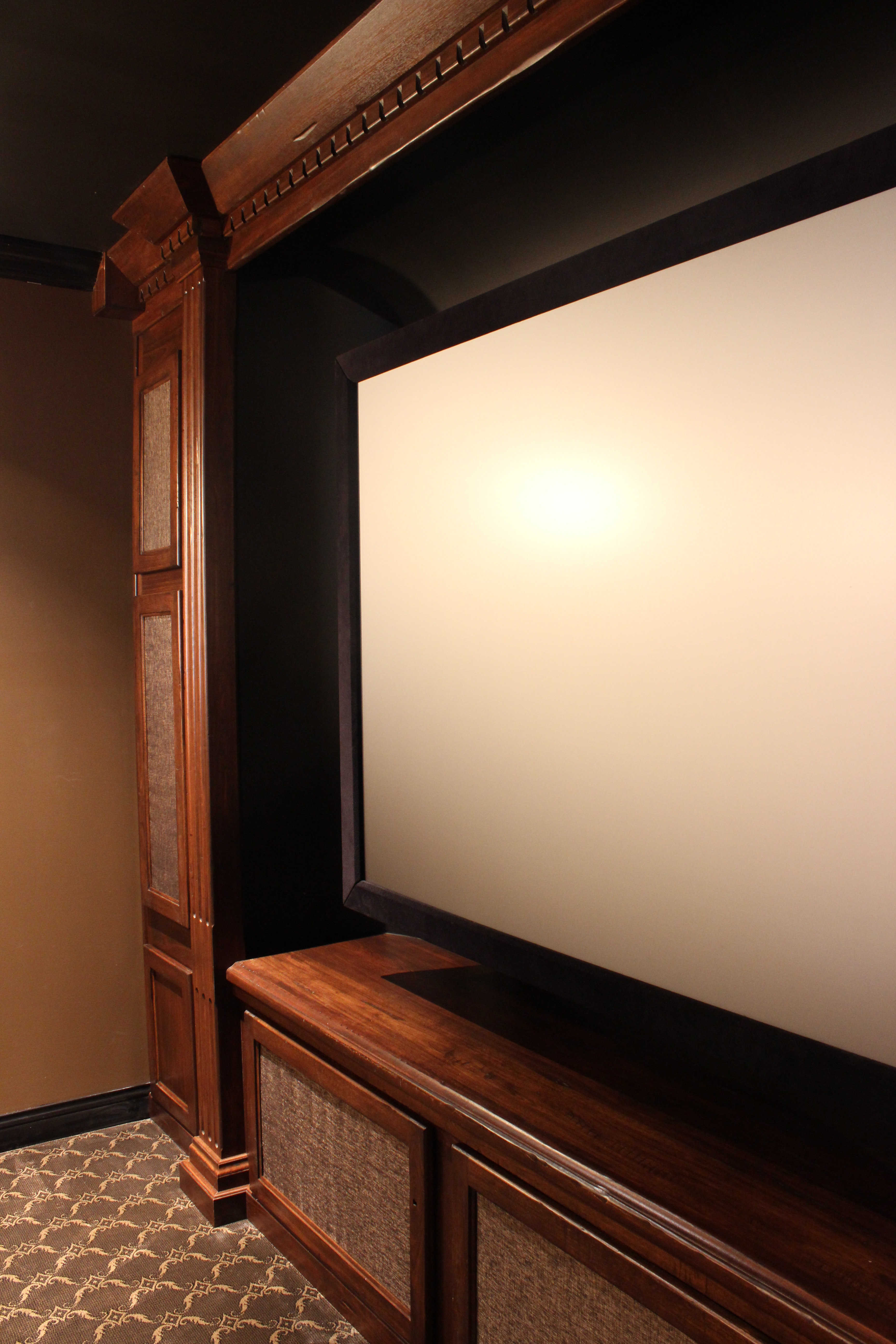 Irish Pub side theater room