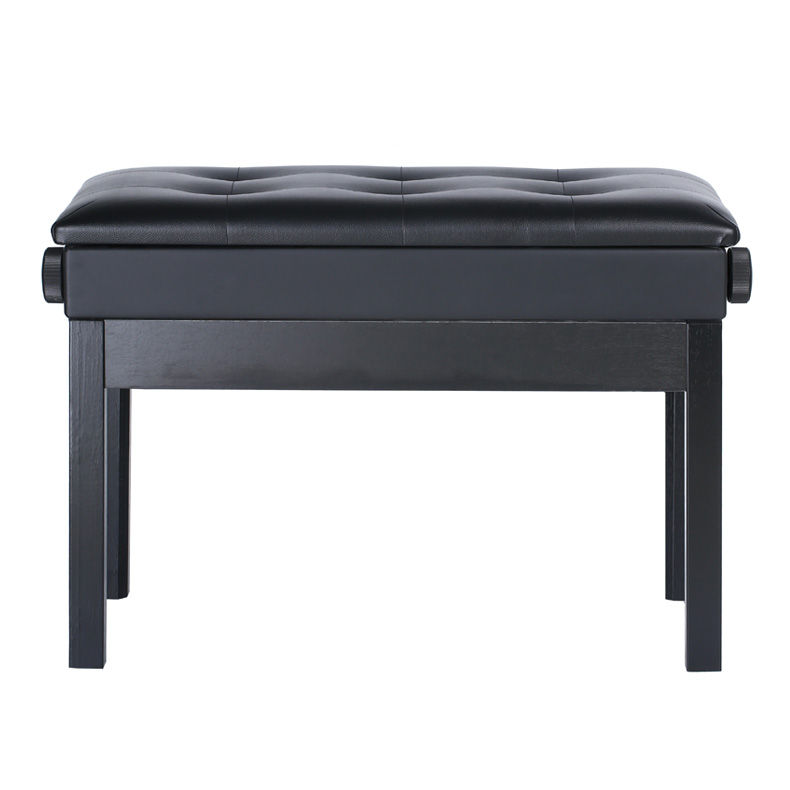 Thumbnail: BA-223 Good Quality Height Adjustable Leather Double Lifting Piano Bench