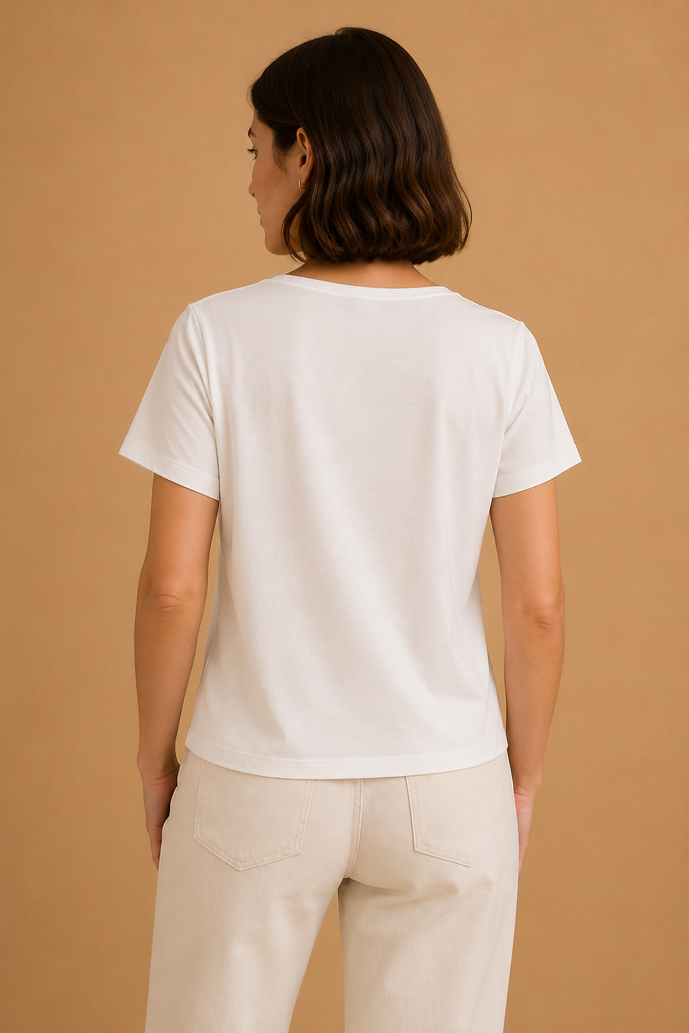 Miniatura: Remera Valentina en MANTECA