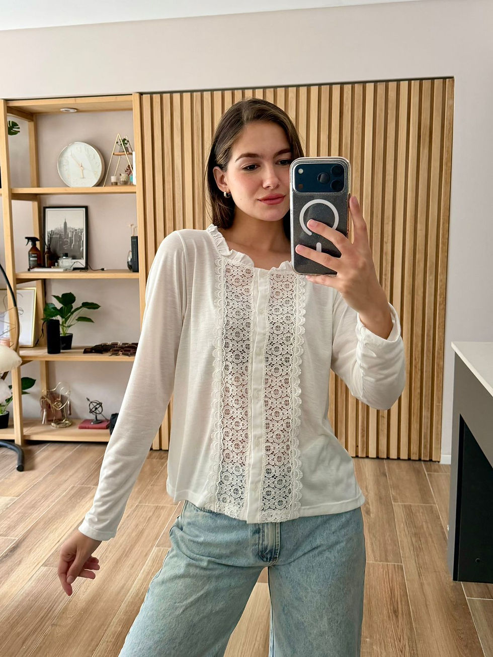 Miniatura: Botones Comb. Encaje  en MANTECA