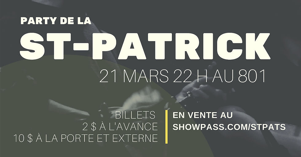 Party de la St-Patrick au 801 (1)