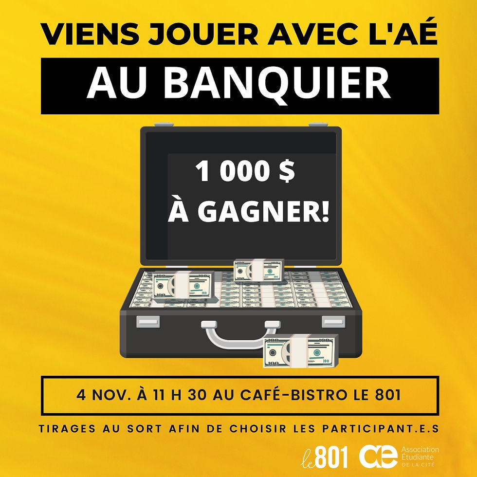 Le Banquier - Campus d'Ottawa 💰💼