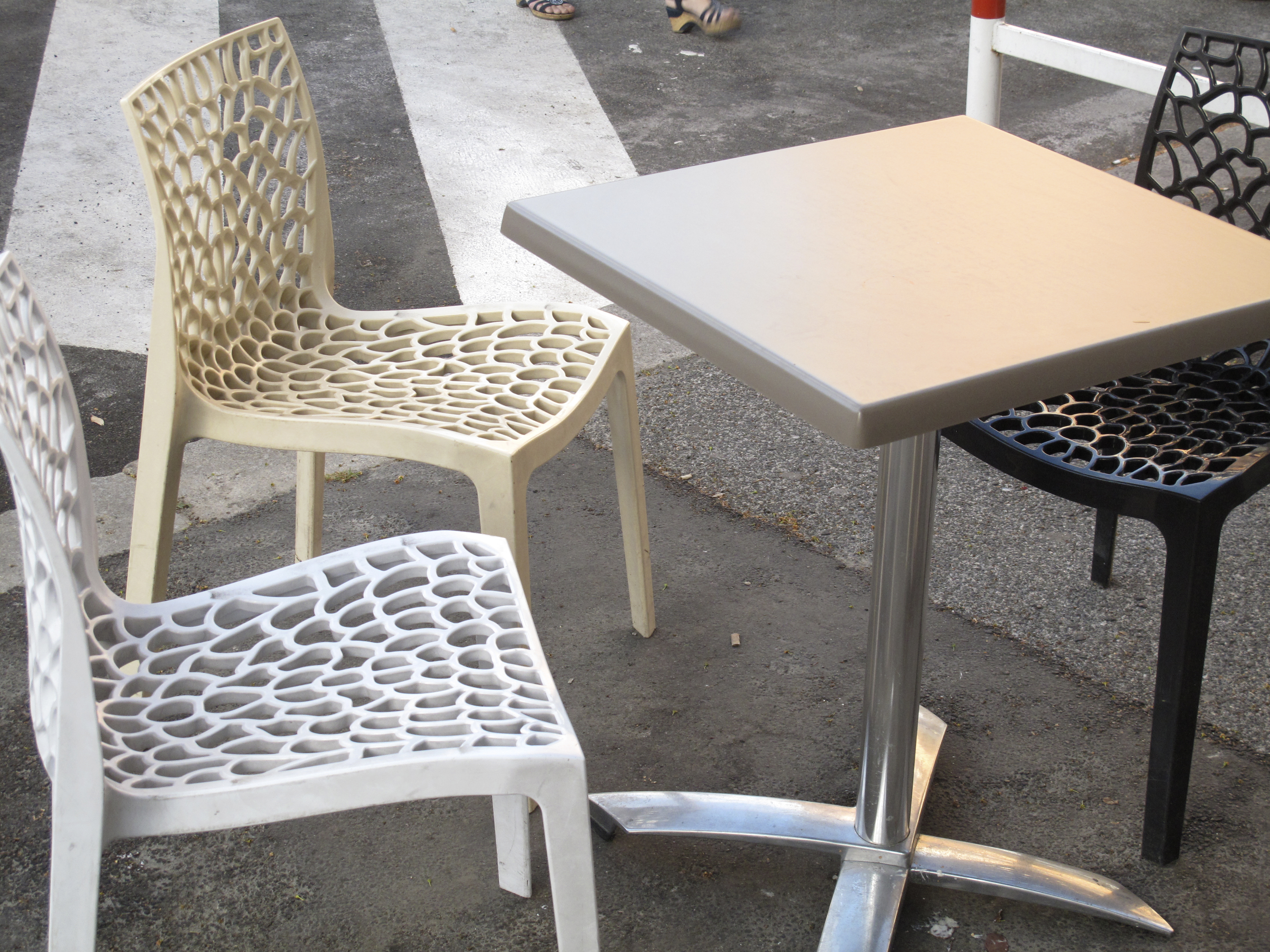 Table and chairs, Rome, Italy