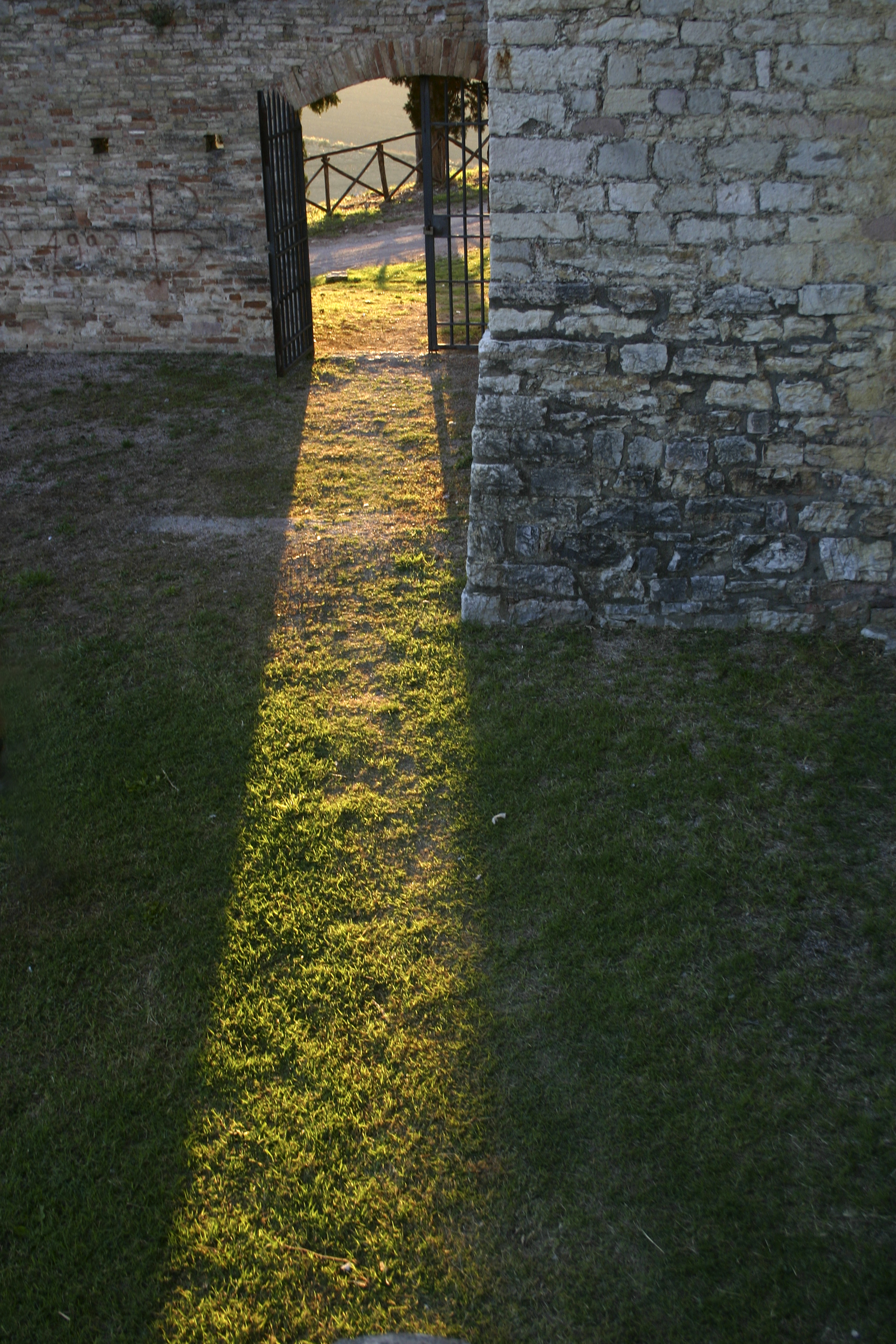 Castle Courtyard, Corciano, Italy