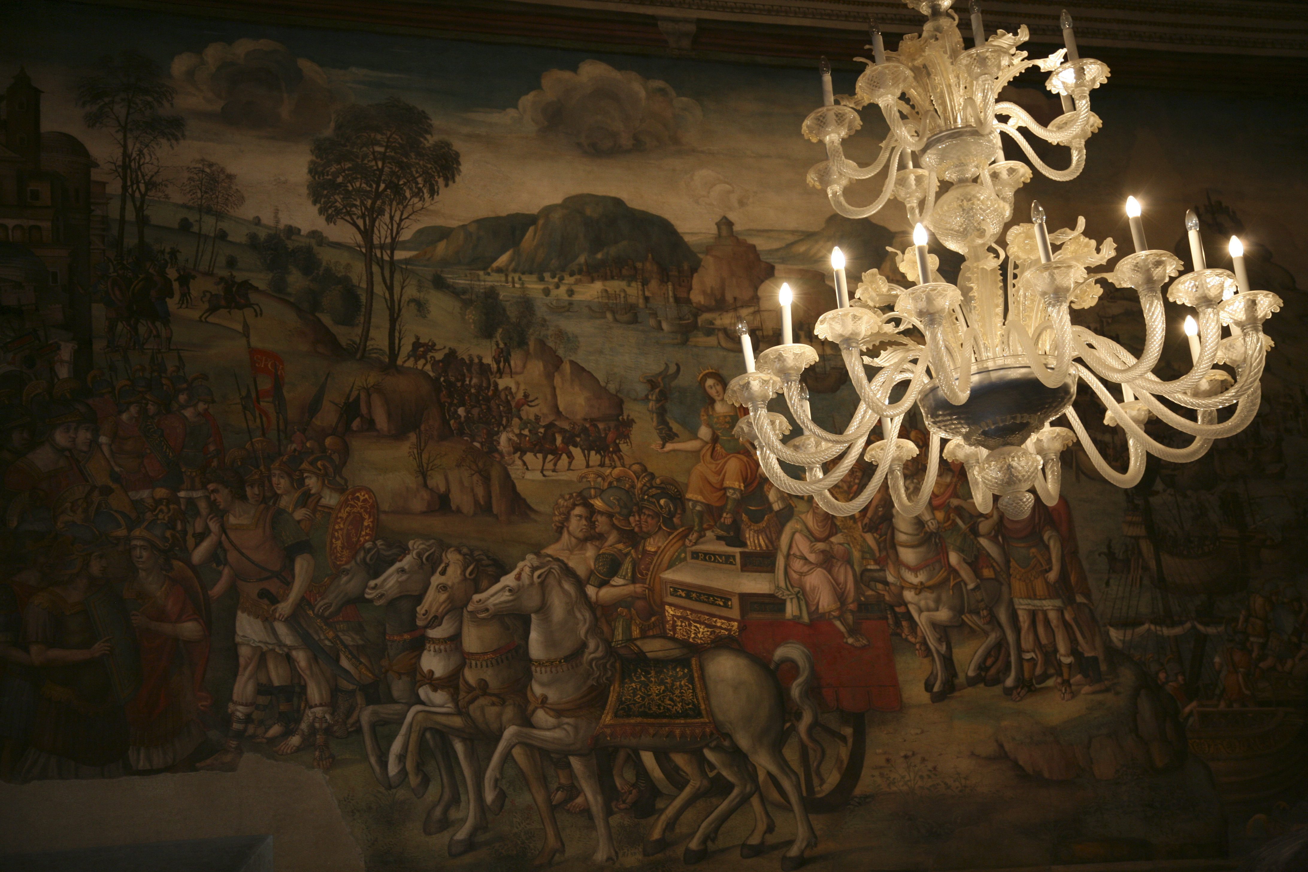 Capitoline Chandelere, Rome, Italy