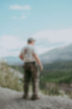 Our guide, Randy Gulick, in one of his signature fits. photo: @Absolute by Allana