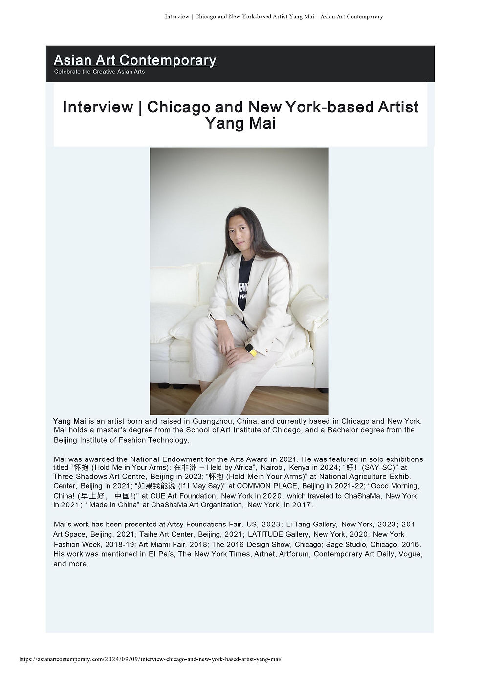 Interview _ Chicago and New York-based Artist Yang Mai – Asian Art Contemporary-images-0