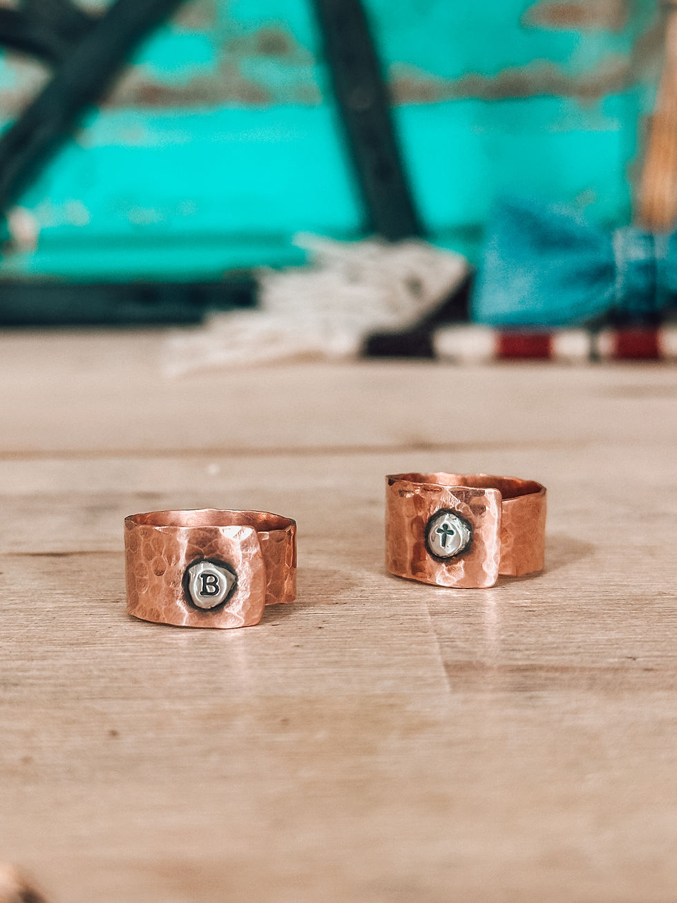 Hammer&Nail (custom copper adjustable band)