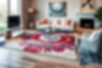 living room handmade rug