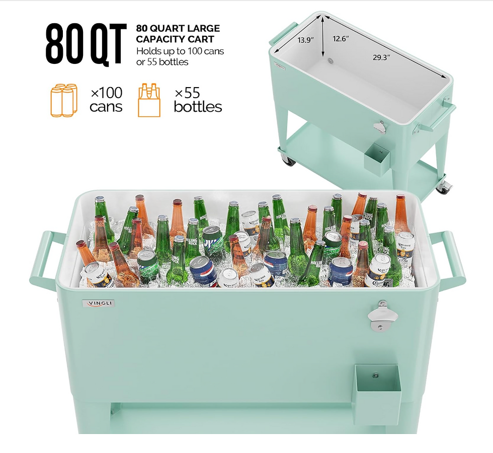 Thumbnail: 80 Quart Rolling Ice Chest