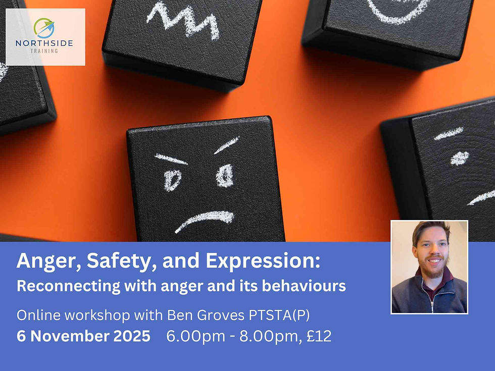 Anger, Safety and Expression: Reconnecting with anger and its behaviours