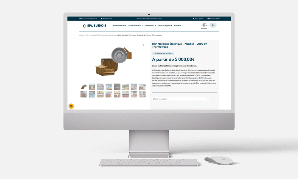 Website: Product Page