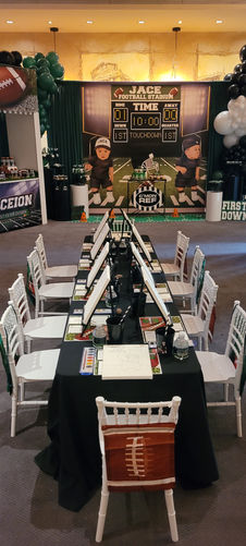 first birthday football themed party