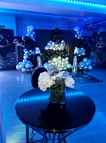 21st Birthday Decor Setup