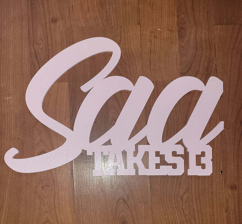 Thumbnail: SINGLE LAYER WOOD SIGN