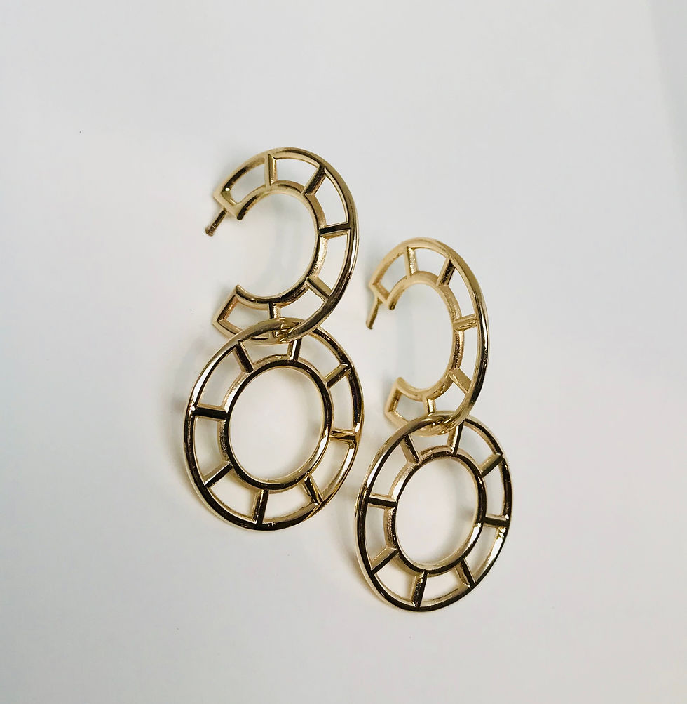 Wheel Earrings