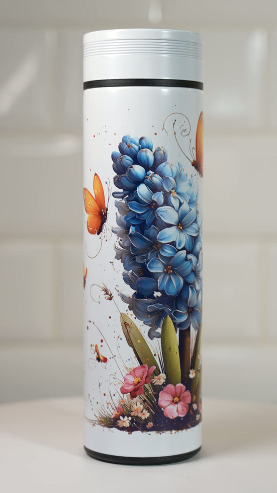 Video von Flasche mit Motiv