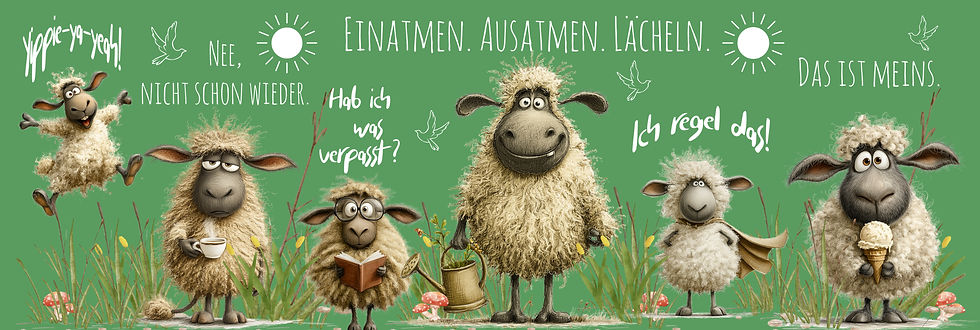 Porridge-Becher motiv sheep