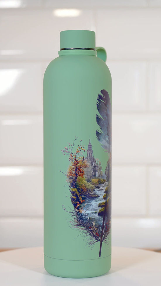 Video von 1L Flasche mit Motiv